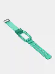 Лесной зеленый силиконовый прозрачный ремешок для Huawei Band 6 / Honor Band 6