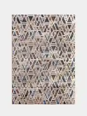 Российский ковер Меринос MATRIX D585VU BEIGE-BLUE, 1,00*2,00