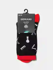 Красный мужские носки Diwari Happy