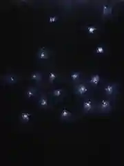 Белый гирлянда новогодняя штора "Звезды", 3 метра