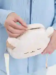 Белый сумка женская, кошелек, плюш