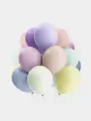 Шары воздушные, разноцветные, пастельные, 30 см, 30 штук, Макарунс, Brauberg Kids, 591886