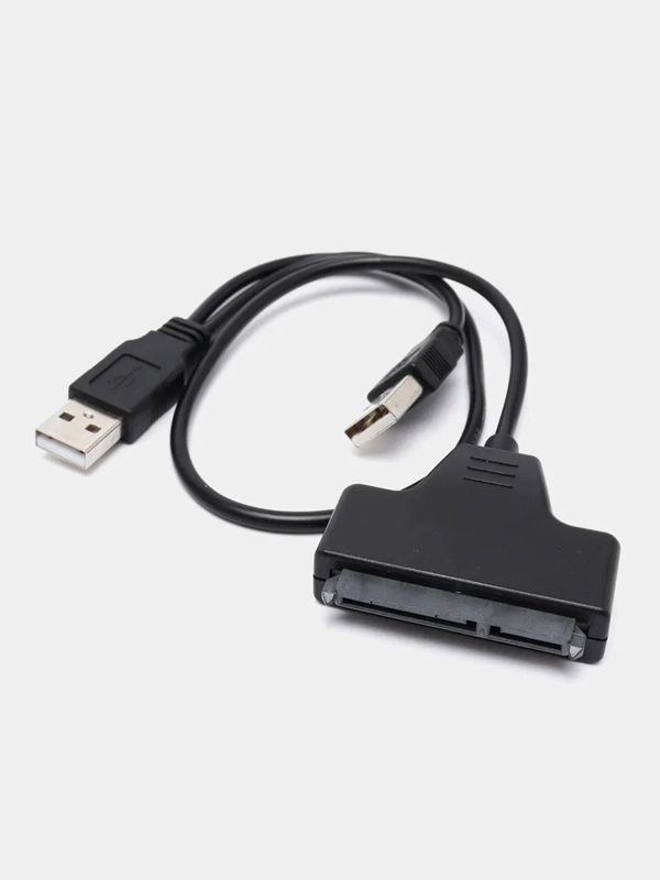 Адаптер USB-SATA, жёсткий диск для HDD, SSD, 2.5, кабель переходник-конвертер