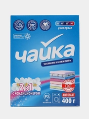 Стиральный порошок Чайка 2 в 1 с кондиционером БЕЗ ФОСФАТОВ