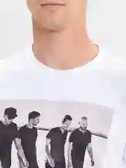 Футболка с принтом музыка группа рок, поп, рэп, rock, rap, pop, Coldplay (Колдплей)