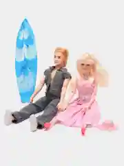 Вишнёвый шарнирные куклы Barbie и Ken, с аксессуарами