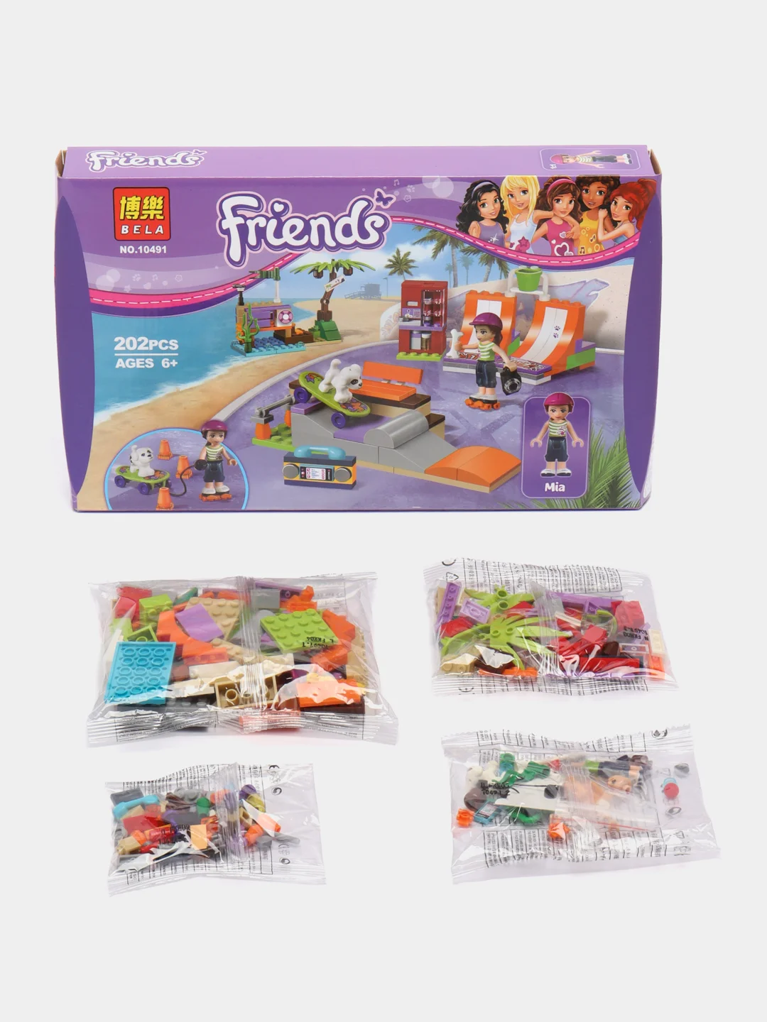 Вишнёвый конструктор для девочек "Друзья" (Friends), развивающий