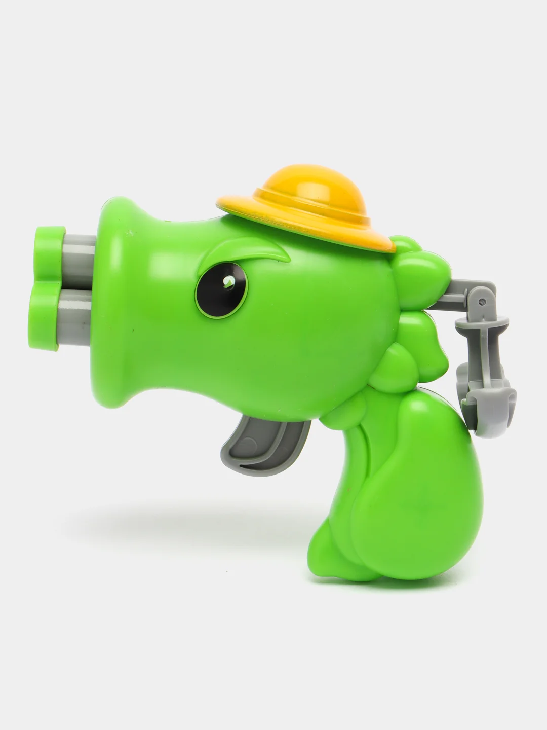 Зеленый бластер с пульками из Plants vs Zombies(Растения против зомби),пневматический с присосками