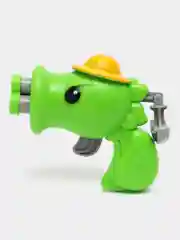 Зеленый бластер с пульками из Plants vs Zombies(Растения против зомби),пневматический с присосками