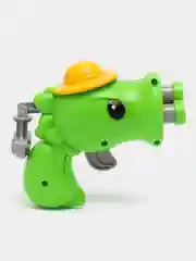 Зеленый бластер с пульками из Plants vs Zombies(Растения против зомби),пневматический с присосками