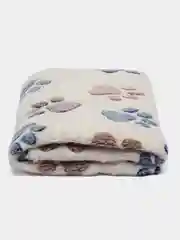 Слоновая кость плед - покрывало, флис-бамбук 180/200