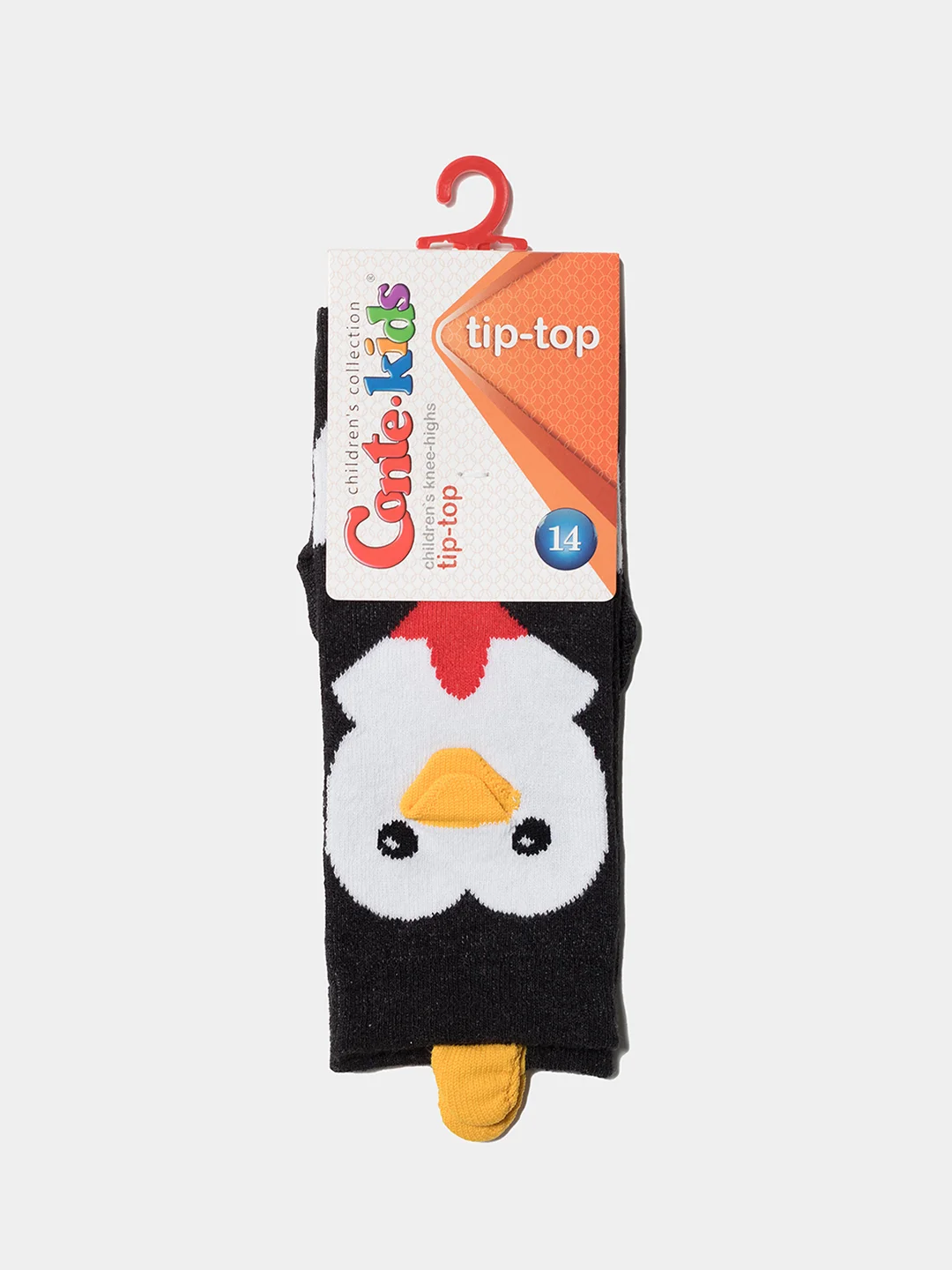 Желтый гольфы детские Conte-kids TIP-TOP (мордашки)