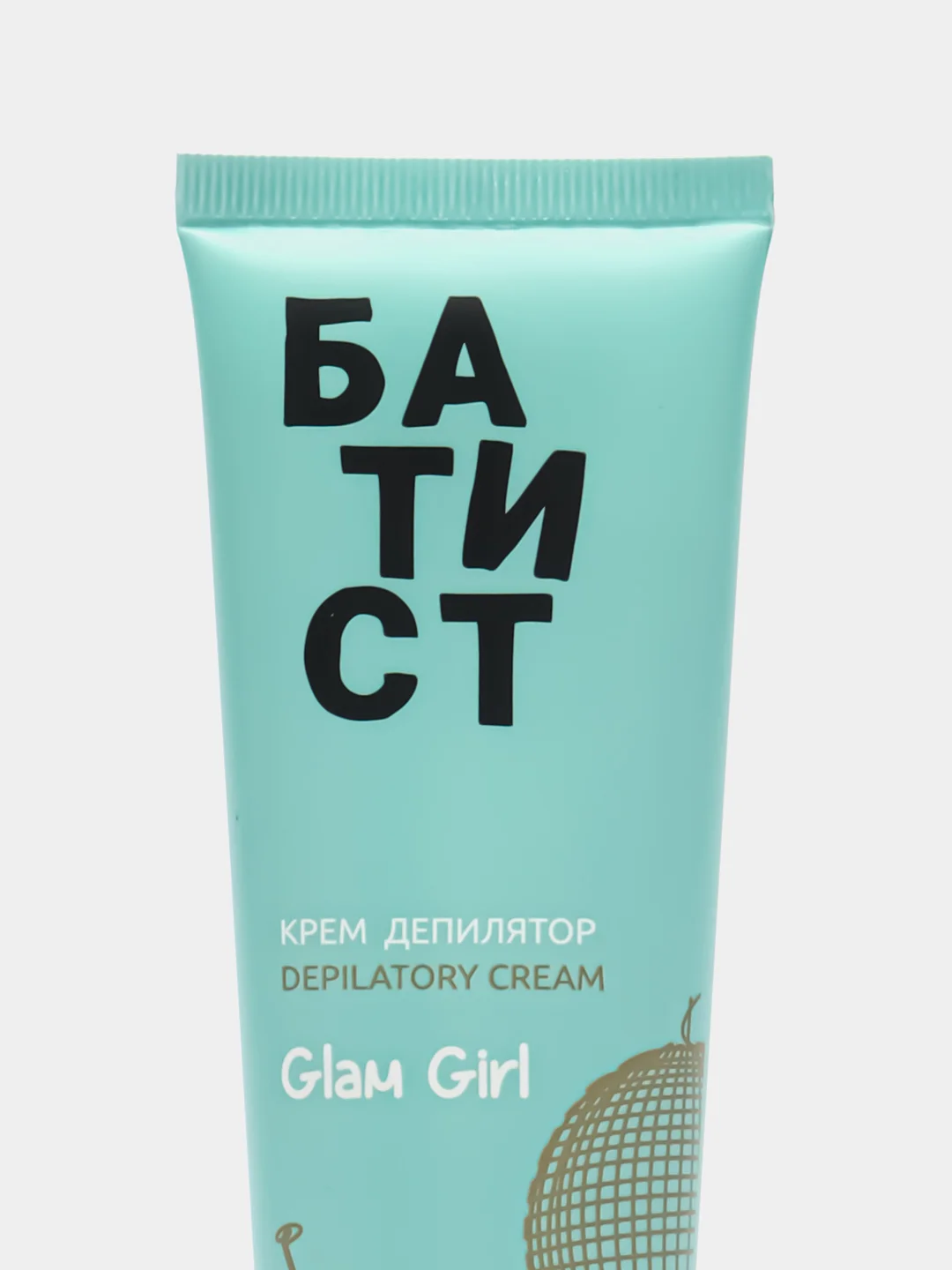 Бирюзовый крем-депилятор "Батист" French Girk, Sporty Girl ", подходит для области бикини, 100 мл