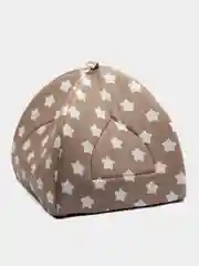 Голубой дом для кошек "Юрта", мягкий домик для кошек, складной