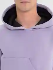 Лавандовый худи мужское с начесом