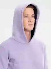 Лавандовый худи мужское с начесом