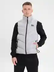 Белый мужской жилет куртка, демисезон