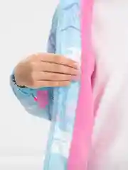 Голубой куртка детская, демисезонная, на флисе / ветровка