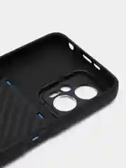Темно-синий чехол-карточница на Redmi 9C, 10A, Note 11 Pro, Note 8, Poco X3, Poco X4 Pro, X4GT, M4 Pro