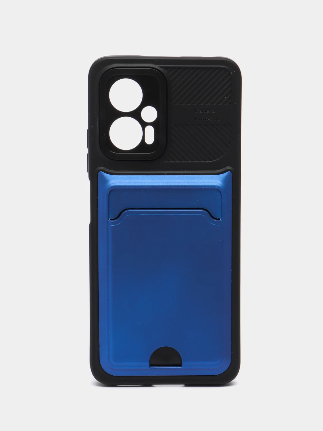 Темно-синий чехол-карточница на Redmi 9C, 10A, Note 11 Pro, Note 8, Poco X3, Poco X4 Pro, X4GT, M4 Pro