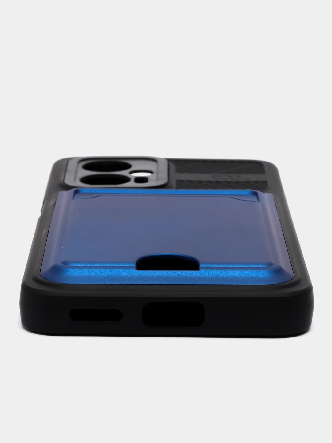 Темно-синий чехол-карточница на Redmi 9C, 10A, Note 11 Pro, Note 8, Poco X3, Poco X4 Pro, X4GT, M4 Pro