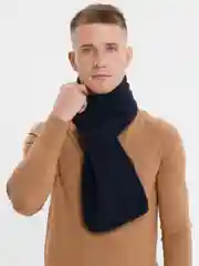 Синий шарф из флиса