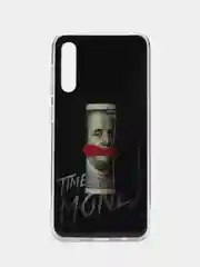 Черный чехол Samsung Galaxy A50, Galaxy A53 силиконовый с рисунком
