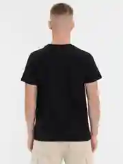 Черный футболка мужская