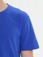 Синий футболка мужская