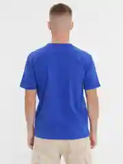 Синий футболка мужская