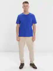 Синий футболка мужская