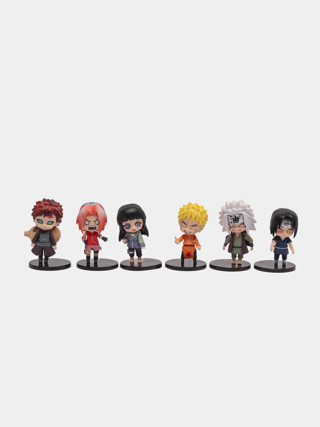 Хром аниме фигурки, игрушки Наруто Naruto, 4 шт, 6 шт, аниме фигурки Пикачу покемон бирбик