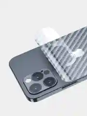 Золотой защитная пленка на iPhone 11/12/12Pro/13Pro/13 Pro Max/14Pro,15 под карбон на заднюю часть