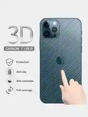 Золотой защитная пленка на iPhone 11/12/12Pro/13Pro/13 Pro Max/14Pro,15 под карбон на заднюю часть