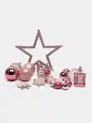 Новогодние игрушки на елку "Золотая Сказка", 77 предметов