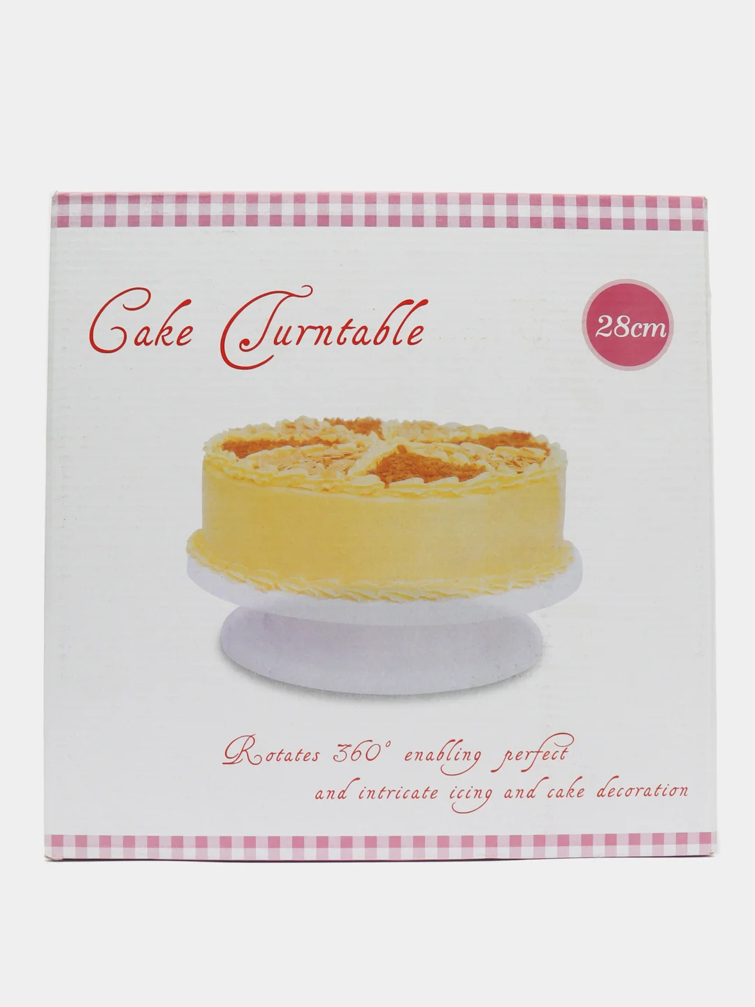 Стол для торта, тортница, столик поворотный, подставка для торта, 28 см и 32 см