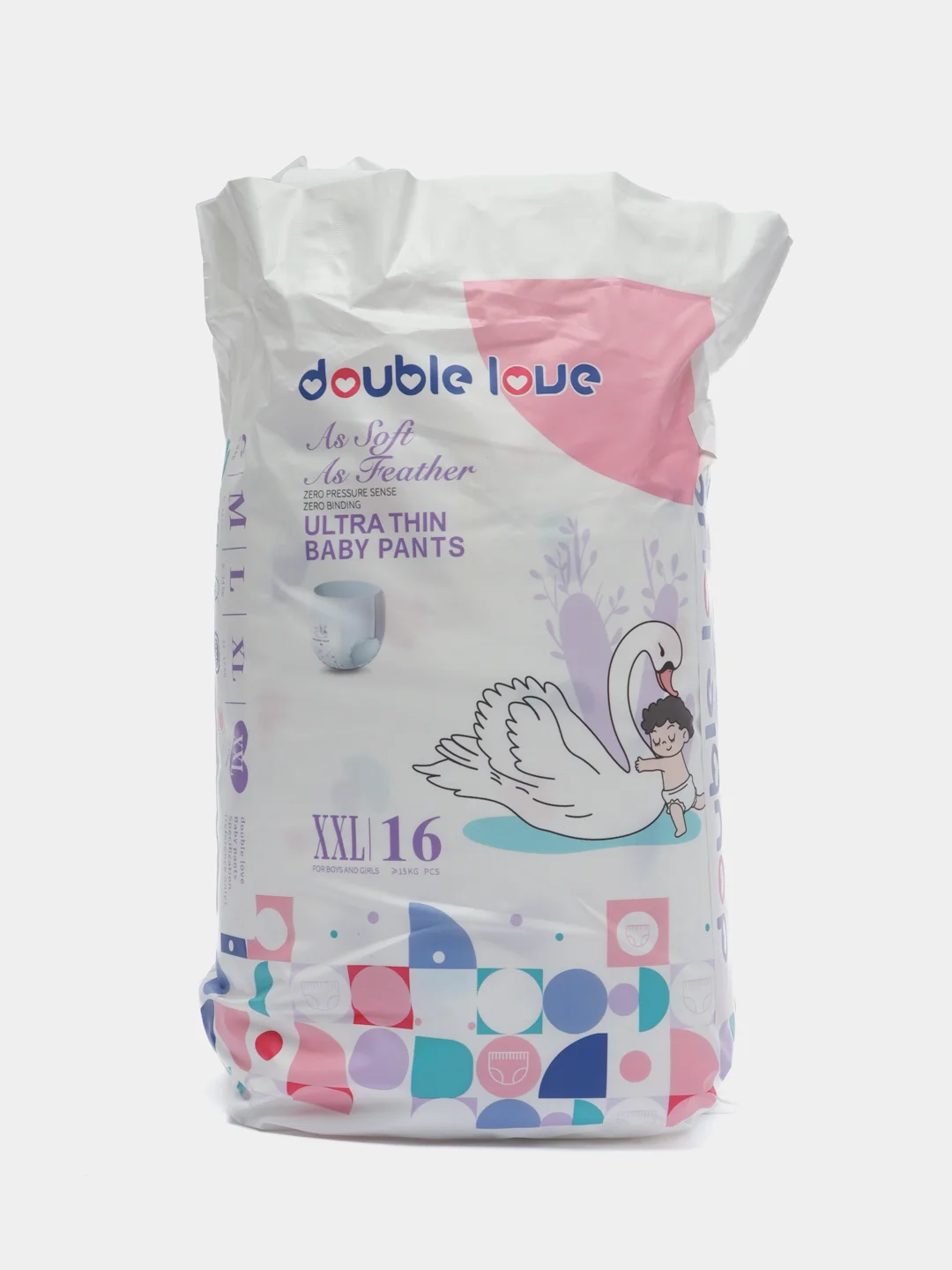 Детские трусики Double love с индикатором влаги, для мальчиков и девочек
