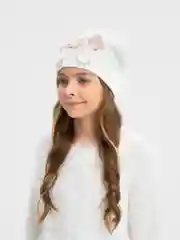 Молочный шапка для девочки