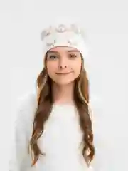 Молочный шапка для девочки