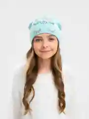 Бирюзовый шапка для девочки