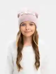 Бежевый шапка для девочки