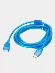 Кабель Удлинитель USB 2.0 A(M) - USB A(F) синий с фильтром AA