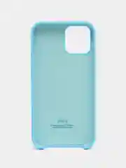 Голубой чехол силиконовый iPhone 6/6S, 7/8/SE 2020, Plus, X/XS, XR, 11, 12, Pro, Max