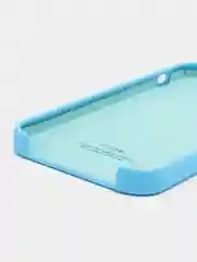Голубой чехол силиконовый iPhone 6/6S, 7/8/SE 2020, Plus, X/XS, XR, 11, 12, Pro, Max