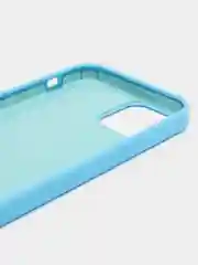 Голубой чехол силиконовый iPhone 6/6S, 7/8/SE 2020, Plus, X/XS, XR, 11, 12, Pro, Max