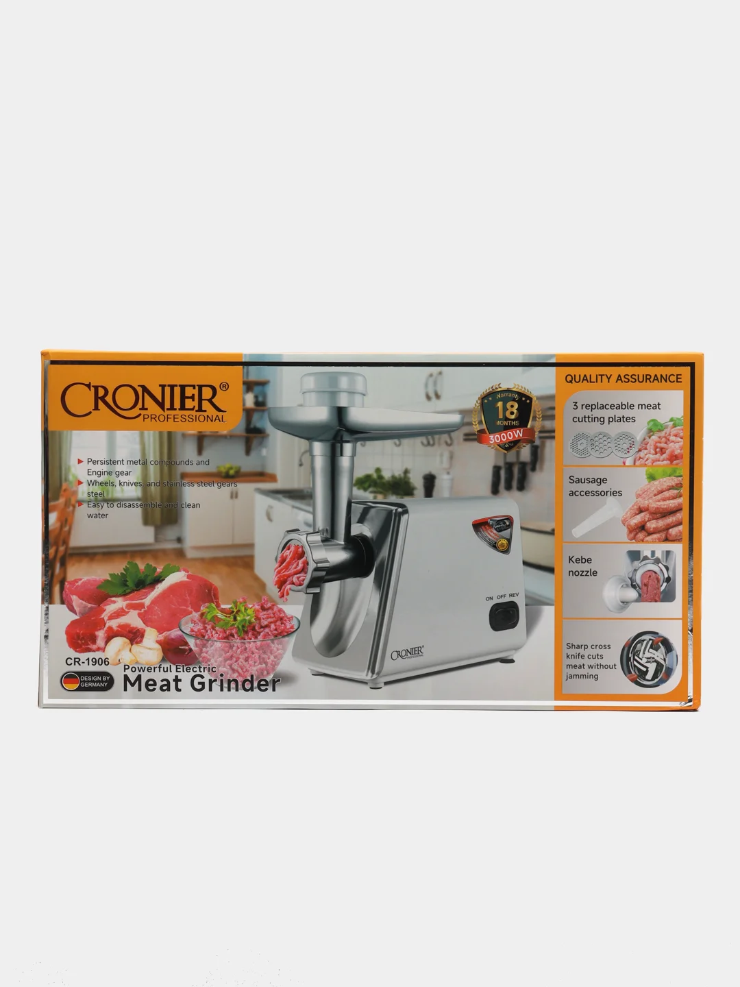 Мясорубка электрическая Cronier 1906