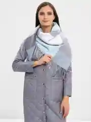 Ледяной палантин, платок женский теплый, квадратный 105 x 105 см, кашемир