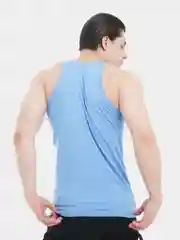 Голубой майка мужская