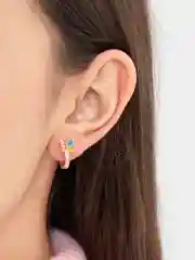 Желтый серьги для девочки