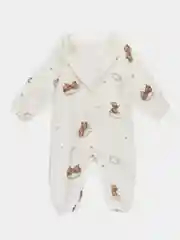 Белый муслиновый комбинезон для малышей